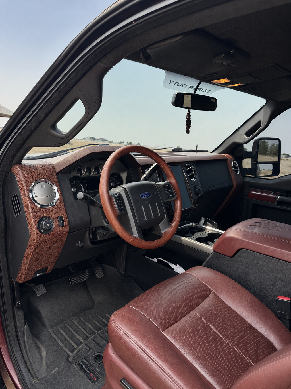 2011–2012 Ford Super Duty King Ranch Leather-Style Dash Trim Upgrade